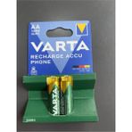Varta 2 Adet 1600MAH Ni-Mh Aa ŞARJLI(1000 Kez Şarj Edilebilir) Kalem Pil 1 Kartel