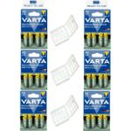 Varta 24 Adet 2100MAH Ni-Mh Ready To Use Aa Şarjlı Kalem Pil+ 3 Adet 4'lü Pil Saklama Kutusu Hediye
