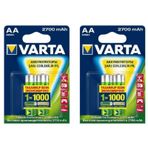 Varta 2700 Mah Aa Şarjlı Pil (4 Adet)