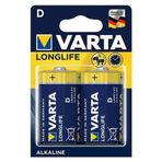 Varta 2'li Longlıfe Alkalin D Büyük Boy Pil