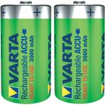 Varta 3000mAh Şarjlı D Size Büyük Boy Pil 2li