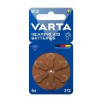 Varta 312 No Kulaklık Ve İşitme Cihazları Pili 6'Lı Paket