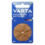 Varta 312 Numara İşitme Cihazı Pili 6'lı Blister