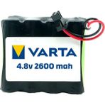 Varta 4.8V 2600MAH Siyah Soketli Ni-Mh Oyuncak Araba Pili
