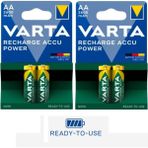 Varta 4 Adet 2600MAH Ni-Mh Ready To Use Aa Şarjlı Kalem Pil Yüksek Verimlilik Varta 2600-4