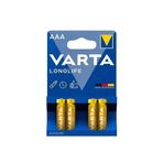 Varta 4103 Longlife Alkalin Aaa İnce Kalem Pil 4'Lü Paket (Blister)