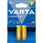 Varta 4106 Longlife Alkalin AA Kalem Pil 2'li Paket - 2 Adet