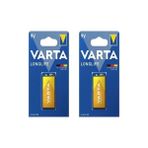 Varta 4122 Longlife Alkalin 9V Pil-2 Adet-Erpilsan Elektronik