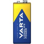 Varta 4922 Longlife Power 6LR61 Alkalin 9V Pil 2 Adet - 2'li