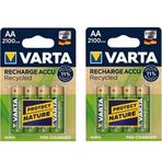 Varta 56616 2100 Mah 1.2V AA 8'li Şarjlı Pil