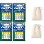 Varta 56616 Şarj Edilebilir Value 16 Adet 2100MAH Aa Kalem Pil+Saklama Kesesi Hediye