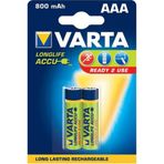 Varta 56703101412 Ready2Use AAA 800 mAh 2li İnce Kalem Pil