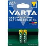 Varta 5703 1.2V 1000 mAh 2'li Paket Şarjlı AAA Kalem Pil
