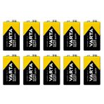 Varta 6F22 Çinko Karbon Shrink 9 V Pil 10 Adet
