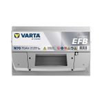 VARTA 70AH START STOP EFB AKÜ