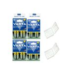 Varta 8 Adet 2100Mah Şarjlı Aa Kalem Pil+8 Adet 800Mah Şarjlı Aaa Ince Pil+Pil Kutusu