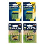 Varta 8 x 2100 mAh AA + 8 x 800 mAh AAA Şarjlı Pil (Yeşil)