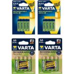 Varta 8 x 2100 Mah AA + 8 x 800 Mah AAA Şarjlı Pil