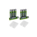 Varta 800 Mah Aaa Şarjlı Pil 8Li (Pil Kutusu Hediyeli)