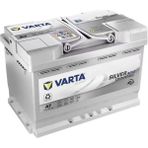 Varta A7 (E39) 70AH 12V Silver Dynamic AGM Start Stop Akü 760 CCA Yüksek Performans 2024 Üretim