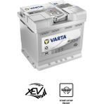 Varta A9 12 V 50 Ah 540A AGM Start-Stop Silver Dynamic Akü