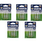 Varta Aa 1600 Mah Recharge Accu Phone Şarjlı 2'li Kalem Pil 5 Paket