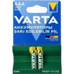 Varta Aaa 1.2V 1000 Mah Nimh Pil - Şarjlı Pil - Şarj Edilebilir Pil (Şarjlı Ince Kalem Pil) - 2 Adet