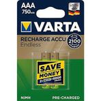 Varta Accu Endless Aaa 2'li 750 mAh Pil