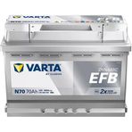 Varta Akü 12V 70 Ah Amper 760 Cca Start&Stop Dynamic Efb N70