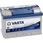 Varta Blue Dynamic D54 Start-Stop EFB 12 V 65 Ah Alçak Akü