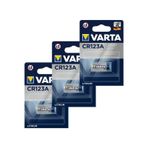 Varta CR123A 3V 3 Adet Lityum Pil