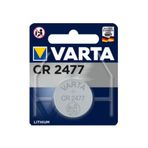 VARTA CR2477 düğme pil, 1 adet, lityum madalyon, 3 V, çocuklar için güvenli ambalaj, elektronik küçük cihazlar için, araba anahtarı, uzaktan kumanda, terazi
