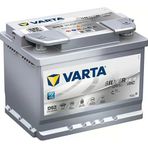 Varta D52 Silver Dynamic 12 V 60 Ah AGM Start Stop Akü