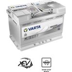 Varta E39 12 V 70 Ah 760A AGM Start-Stop Silver Dynamic Akü