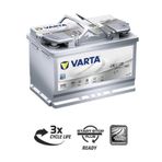 Varta E39-A7 70 Ah Agm Start-Stop Akü / 318426281