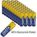 Varta Endüstriye Pro Aa Kalem Pil 40 Lı Paket