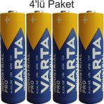 Varta Endüstriyel Pro Aa Kalem Pil 4 Lü Paket
