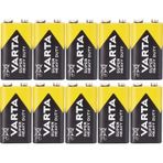 Varta Heavy Duty 9V Çinko Karbon Alkalin Pil 10'lu