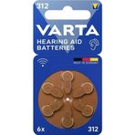Varta İşitme Cihazı Pili 312 1 Adet