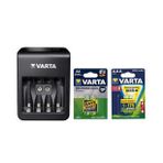 Varta Lcd Plug 4lü Şarj Cihazı 2*800 Aaa + 2*2100 Aa Şarj Edilebilir Pil