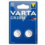 Varta Lityum CR2016 3 Volt 2 Adet Düğme Pil