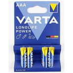 Varta Long Life Max Power Alkalin 4 Adet İnce Pil
