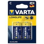 Varta Longlıfe 2'li Power Alkalin C Orta Boy Pil