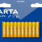 VARTA Longlife AAA Alkalin kalem pil 10'lu paket