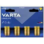 Varta Longlife AAA İnce Kalem Alkalin Pil Paket 8'li 2 ADET