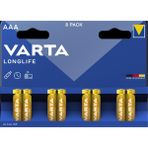 Varta Longlife Aaa Ince Kalem Alkalin Pil Paket 8'li 4 Adet