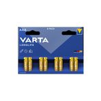 Varta Longlife Aaa Ince Kalem Alkalin Pil Paket 8'li