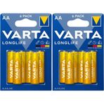 Varta Longlife Alkalin Kalem Aa Pil 12 Adet