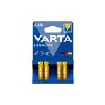 Varta Longlife Extra Alkalin Ince Pil - Aaa - 4lü
