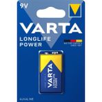 Varta Longlife Power 1 x 9 V Alkalin Pil - 1 Adet